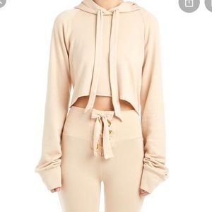 AREYOUAMI Strike Hoodie in Nude